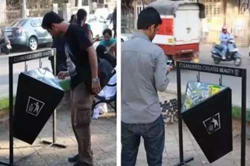 創意垃圾桶，讓城市更美好