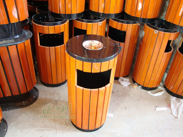 重慶江北區園林 再次購買欣方圳園林垃圾桶